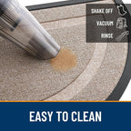 OLANLY Half Circle Door Mat Indoor Outdoor Entrance Welcome, Waterproof - Image 6