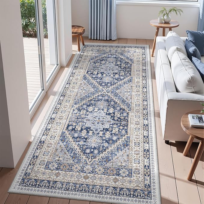zesthome 3x8 Runner Rug Non Slip Washable - Image 3