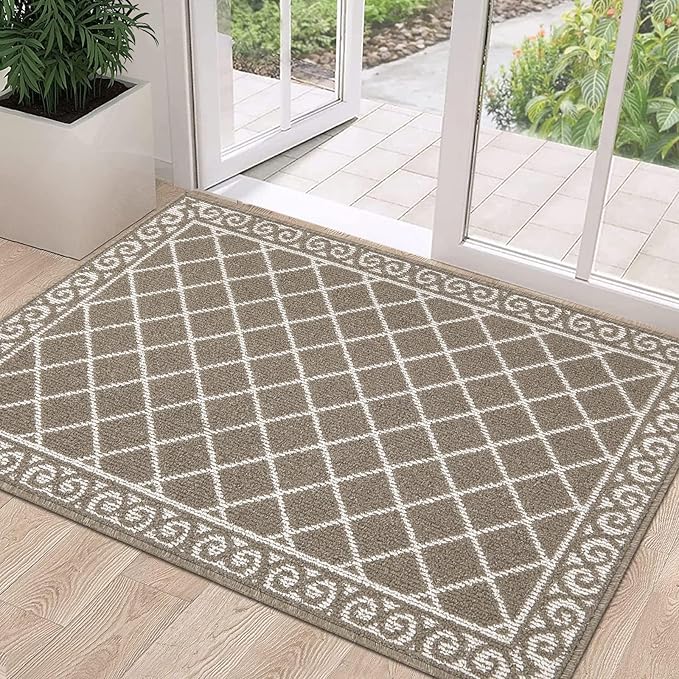 HEBE Indoor Door Mat 32"x48" Non Slip, Washable Welcome Mats by HEBE