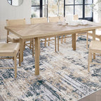 Area Rugs 6x9 Living Room: Washable Rug Modern Abstract Large Rugs Soft Non - Image 4