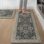 GENIMO Kitchen Mats for Floor 2PCs, Washable Anti Fatigue Mat for Cushioned by GENIMO
