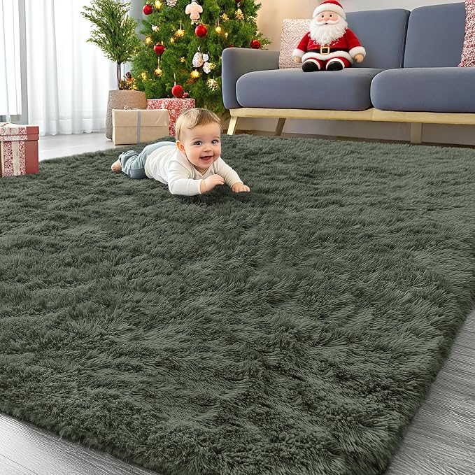 OLANLY 8x10 Machine Washable Large Area Rugs by OLANLY