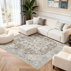 Tortania 8' Square Area Rug Living Room Rugs by Tortania