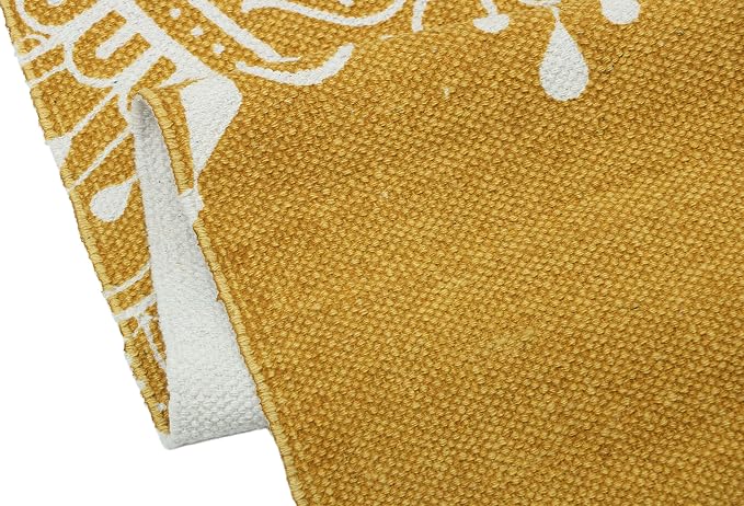 Hand Woven 100% Cotton Yoga Mat- Thick Handloom Made in India- - Image 3