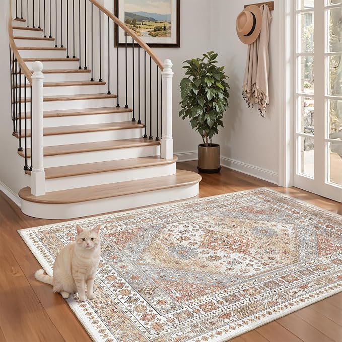 zesthome 3x4 Washable Area Rug for Entryway, Soft Kitchen Rugs Non Slip for - Image 5