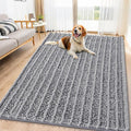 Smiry Dog Door Mat for Muddy Paws 71x46, Absorbent Dirt Trapper, Non-Slip by Smiry