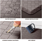 HappyTrends Kitchen Mat Cushioned Anti-Fatigue Kitchen Rug, Thick Waterproof - Image 3