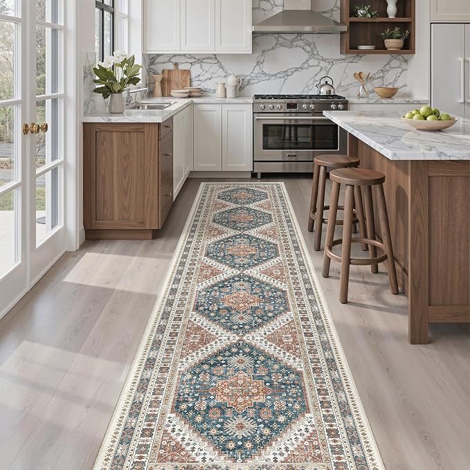 Madane Hallway Runner Rug 2x12, Extra Long Washable Runner Rugs - Image 3
