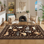 DUKINO 3x5 Area Rug, Lightweight Washable Entryway Rug - Image 3