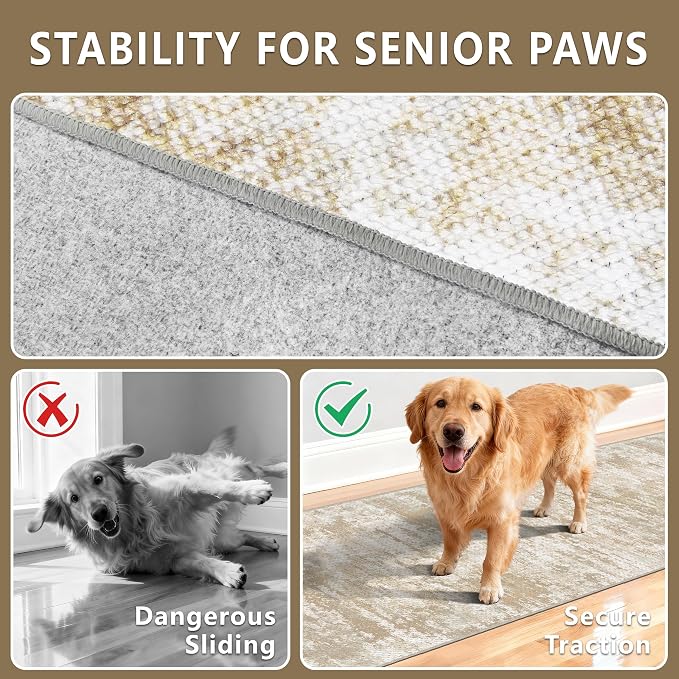 Washable Carpet Runners for Hallway 14ft-Non Slip Floor Runners for Dogs - Image 9
