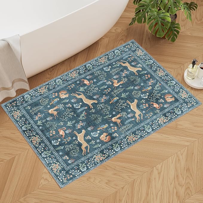 DUKINO 2x3 Rug, Washable Animal Rugs - Image 5