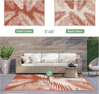 GENIMO Outdoor Rug 5' x 8' Waterproof - Image 2