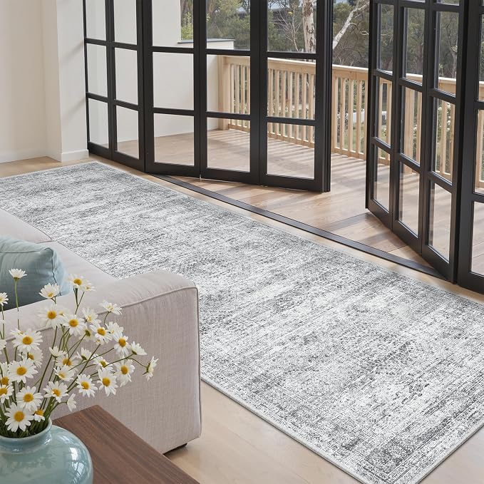 Soalmost Runner Rug 3x8 Washable Non-Slip Hallway Runner Rugs - Image 2