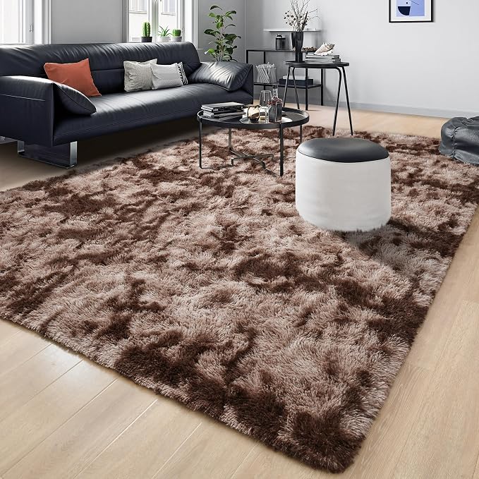 Tepook Soft Fluffy Rugs for Living Room, 5x8 Shaggy Area Rug for Bedroom - Image 8