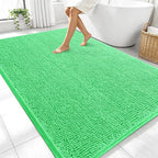 OLANLY Large Bathroom Rugs 70x46, Extra Soft Absorbent Chenille Bath Rugs by OLANLY