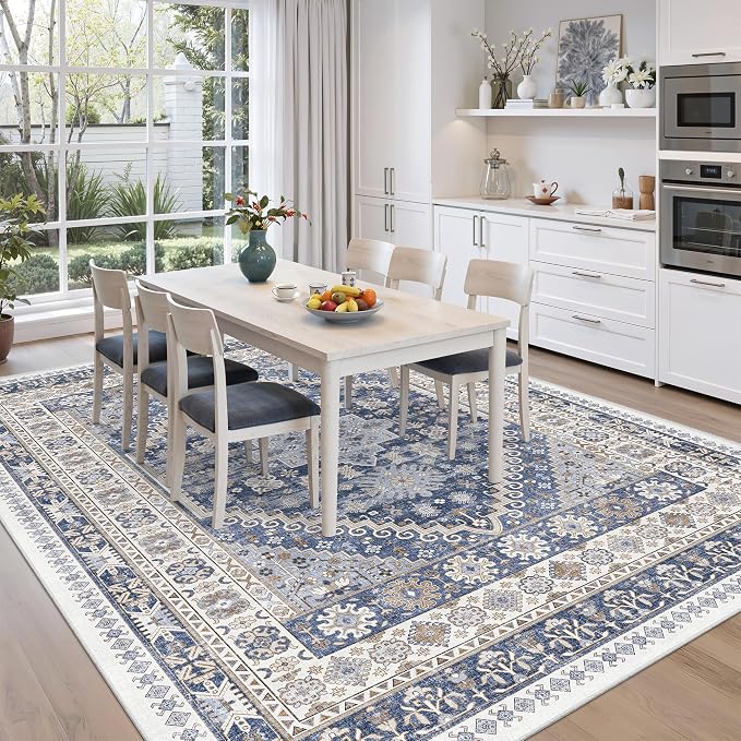 zesthome 8x10 Area Rugs for Living Room, Non-Slip Backing Washable Rugs - Image 8