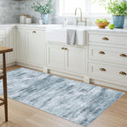 2x5 Non-Slip Washable Runner Rug – Modern Neutral Abstract Small Rug - Image 2