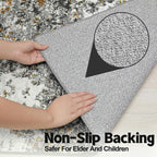 Runner Rug 2'6''x8' Washable Runner Rug: Machine Washable Kitchen Area Rug - Image 5
