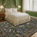 Vintage Green Rug for Extra Large Bedroom - Image 8