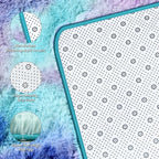 Deerhoo Large Shag Area Rugs 5 x 8, Tie-Dyed Plush Fuzzy Rugs - Image 4
