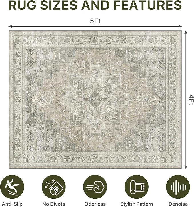 48"x60" Office Chair Mat for Hardwood Tile Floor, Under Desk Carpet Protector - Image 9
