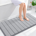 OLANLY Memory Foam Bath Mat 44x24, Super Soft Absorbent Bathroom Rugs, Quick Dry by OLANLY