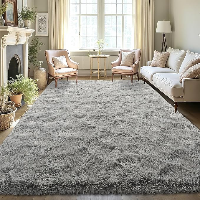 LOCHAS Ultra Soft Indoor Modern Area Rugs Fluffy Living Room Carpets - Image 4