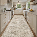 Soalmost 4x10 Wide Hallway Runner Rug: Washable Soft Rug Runners by Soalmost