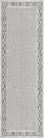 CAMILSON Easy Jute Rug 2x7, Indoor and Outdoor Off-White Runner Rug - Image 2