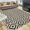 SAND MINE Reversible Mats, Plastic Straw Rug, Modern Area Rug, Large Floor Mat by SANDMIND