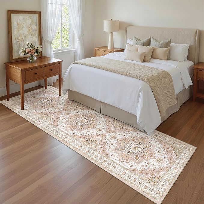 Madane Runner Rug 2x8, Washable Hallway Runner Rugs, Non-Slip Low-Pile Soft - Image 4
