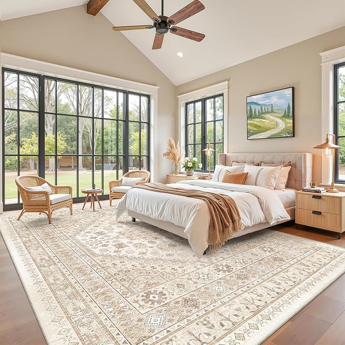zesthome 12x15 Area Rugs, Large Washable Rug, Ultra-Thin Stain Resistant Rugs - Image 9