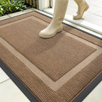 OLANLY Front Door Mat Indoor Outdoor Entrance, Waterproof All-Season, by OLANLY