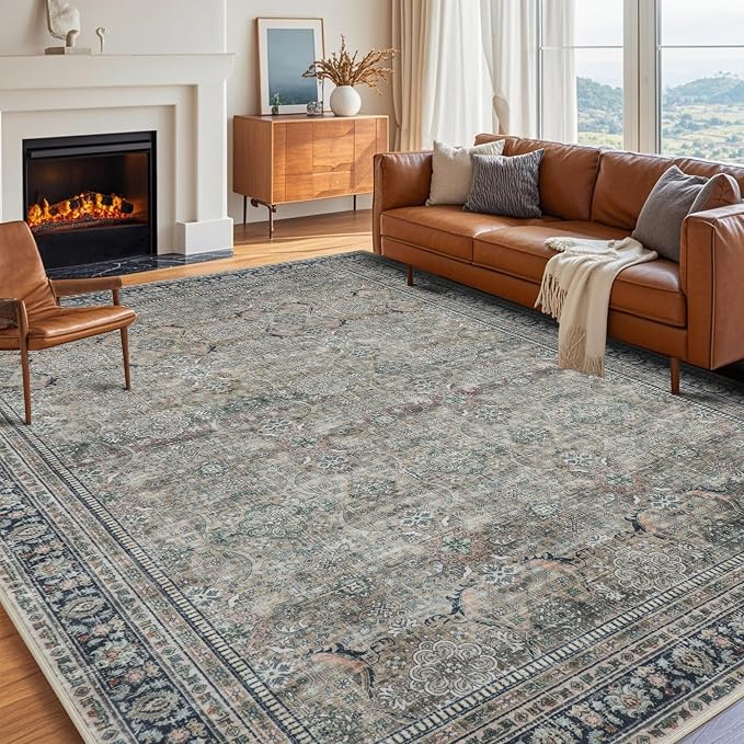 Srugn Washable Rugs 8x10 Area Rugs - Image 8