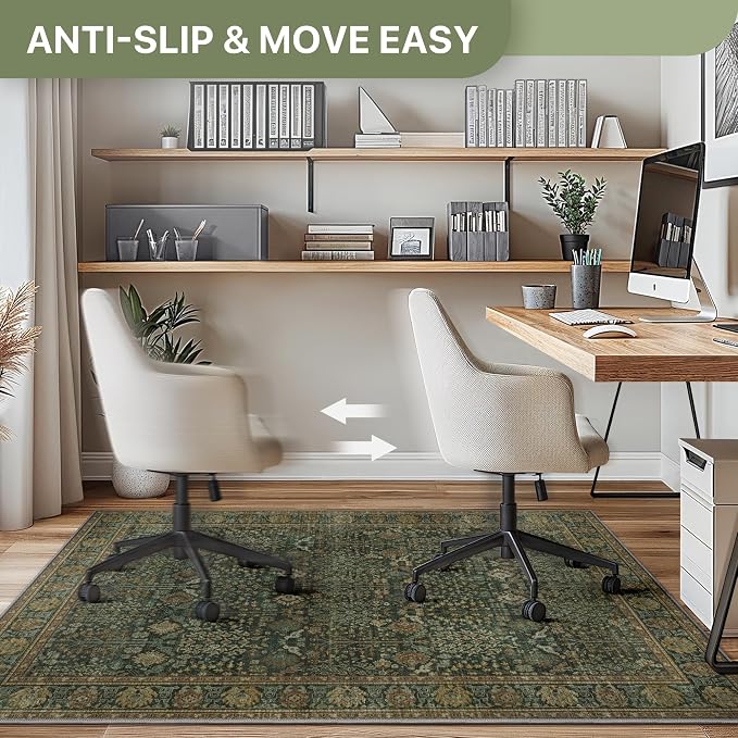 36"x48" Office Chair Mat for Hardwood Tile Floor, Under Desk Carpet Protector - Image 4