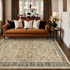 Traditional Washable 6x8 Area Rug by HazoHaus
