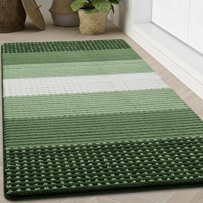 Kitinjoy Indoor Outdoor Door Mat, 71x47 Non-Slip Absorbent Dirt Trapper by Kitinjoy