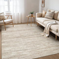 Nakagishi 6X9 Area Rugs Living Room: Washable Large Vintage Rug Neutral by NakagishiAreaRug