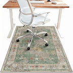36"x60" Office Chair Mat for Hardwood Tile Floor, Under Desk Carpet Protector by BESBLEE