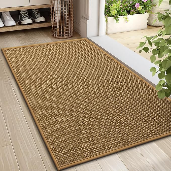 LEKEEPGO Door Mat 24"x36", Non Slip Door Mat Indoor Entrance, Rubber Backing by LEKEEPGO