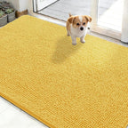OLANLY Dog Door Mat for Muddy Paws 50x30, Absorbs Moisture and Dirt, Absorbent by OLANLY