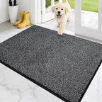 PURRUGS Dirt Trapping Door Mat 32" x 47", Non-Slip Machine Washable Entry Rug by PURRUGS