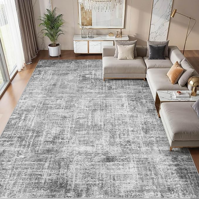 Washable 8x10 Area Rug for Living Room by COTILED