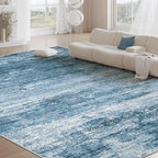 Washable Rug 9x12 Area Rugs for Living Room: Large Neutral Soft Rug Abstract - Image 6