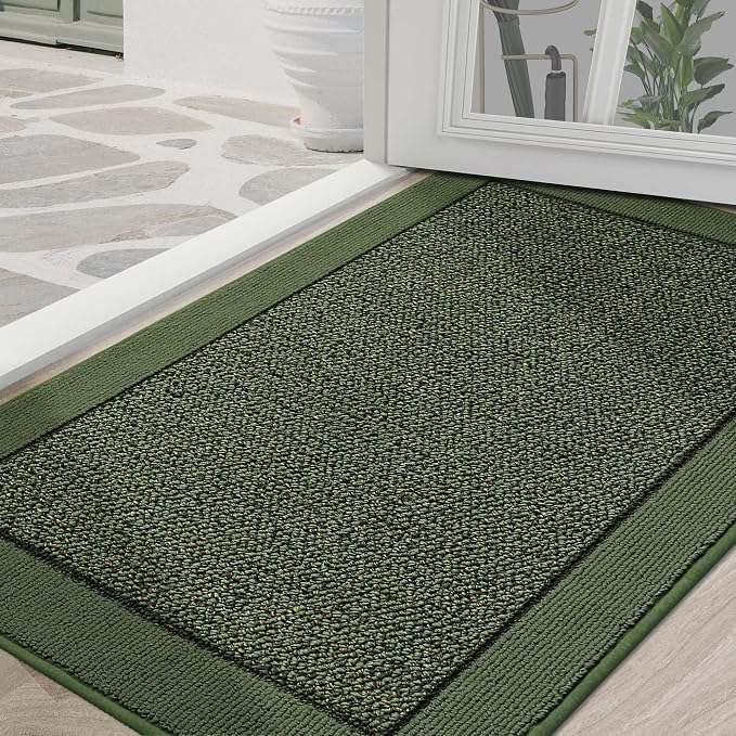 BEQHAUSE Indoor Door Mat 36" x 60", Dirt Trapper Door Mats Non-Slip Entryway by BEQHAUSE
