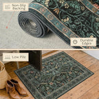 Dark Green 2'6"x12' Long Runner Rugs - Image 5