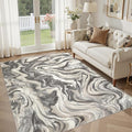 DMOYEST Living Room Area Rugs-6x9 Abstract Large Soft Indoor Washable Rug by DMOYEST