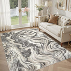 DMOYEST Living Room Area Rugs-6x9 Abstract Large Soft Indoor Washable Rug by DMOYEST