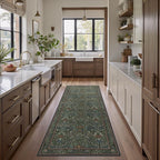 GENIMO Washable Floral Runner Rug 2’6” x 7’, Non-Slip Long Hallway Carpet - Image 5
