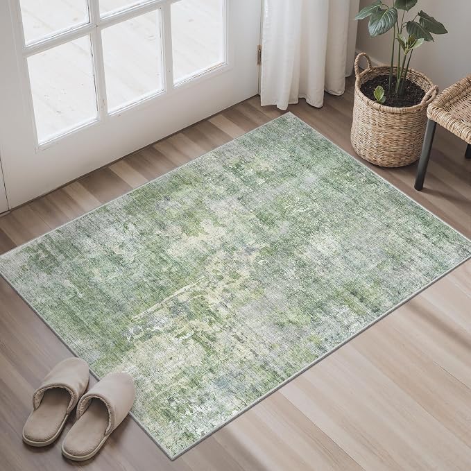 Soalmost 2x3 Abstract Washable Rugs by Soalmost